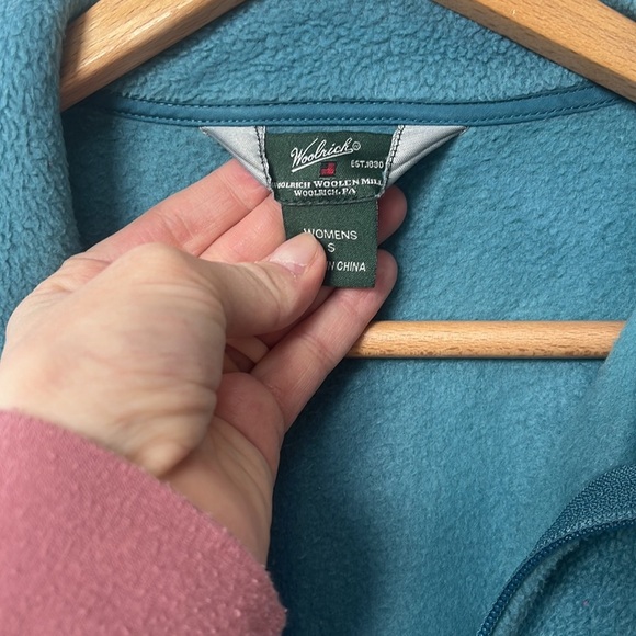 Woolrich Fleece Vest Blue size Small - Picture 3 of 7